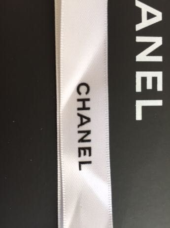 Chanel 2m wstążki dwa kolory biel i czerń