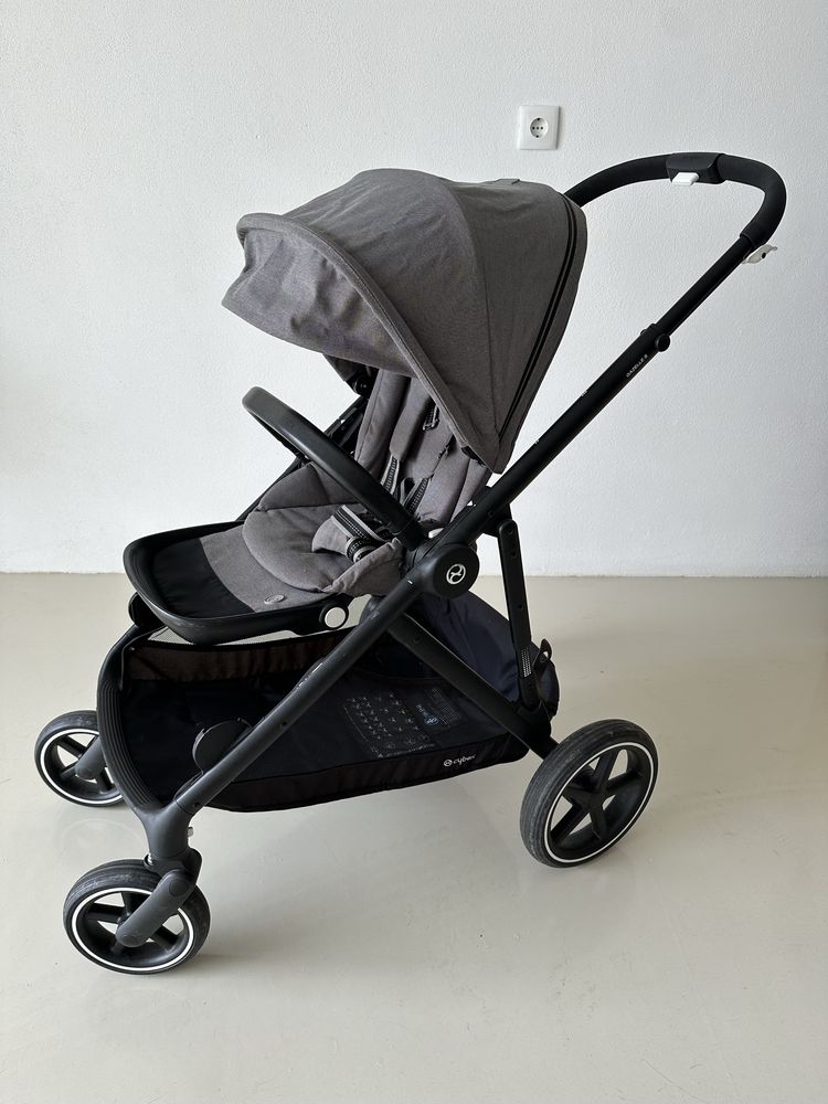 Cybex gazelle s + adaptadores para ovo (carrinho de gemeos)