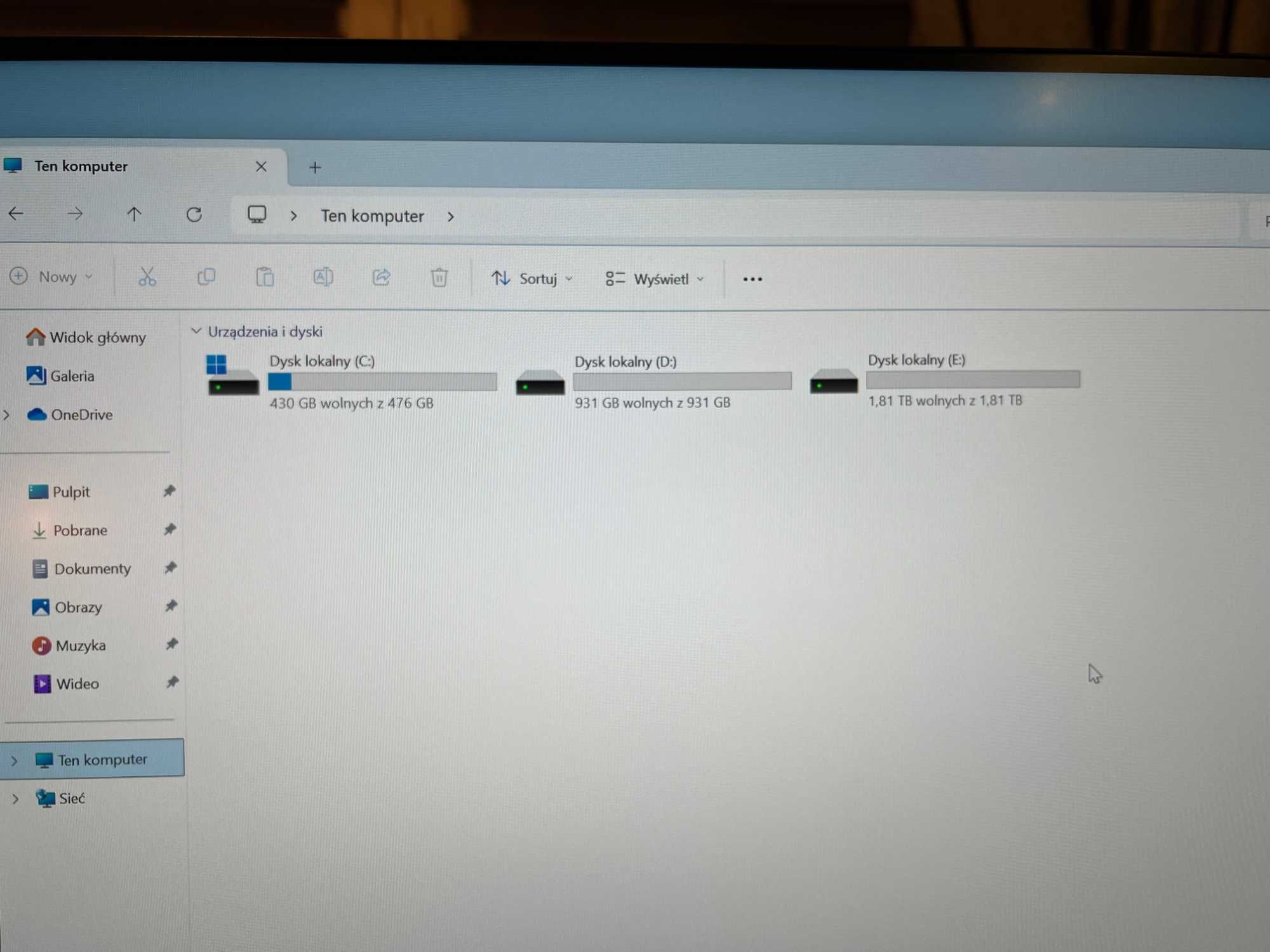 Kompaktowy PC / i5-9500 / GTX 1660 SUPER / 16GB / 3,5TB / Win11