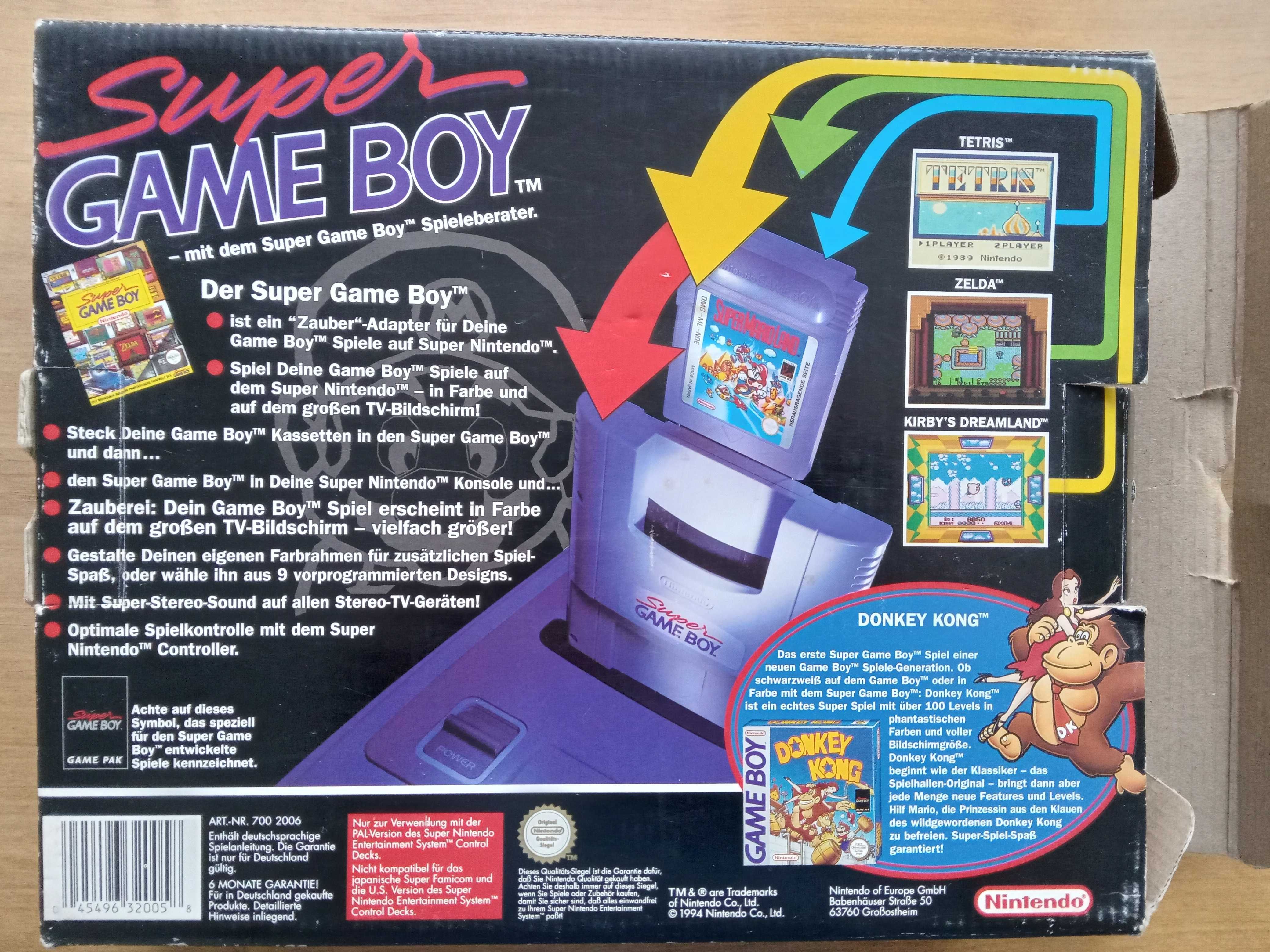 Adapter Super Gameboy - PAL - BOX