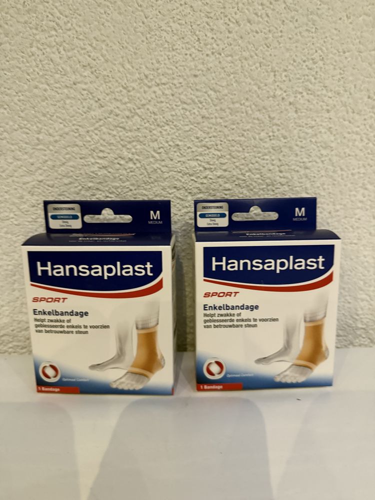 HANSAPLAST Bandaż sportowy na kostkę, rozmiar M – 2 sztuki