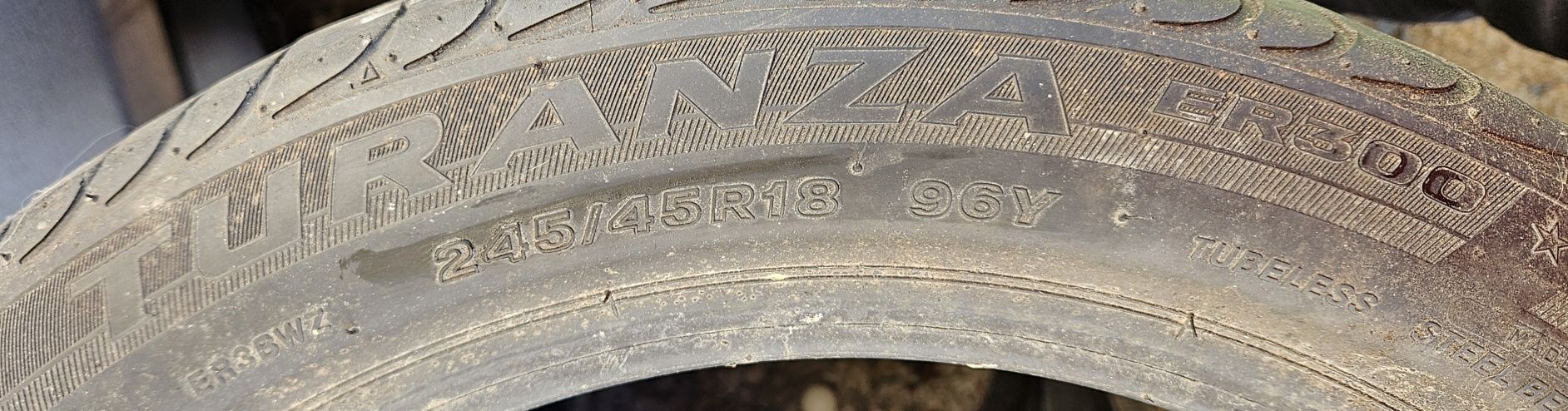 Bridgestone turanza  245/45/18 opony 4sztuki 2014r