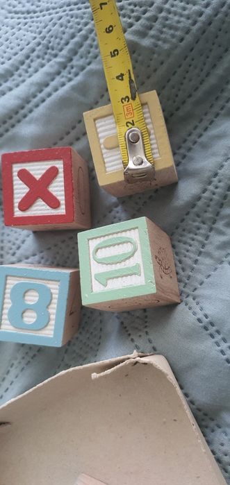 Drewniane klocki do liczenia