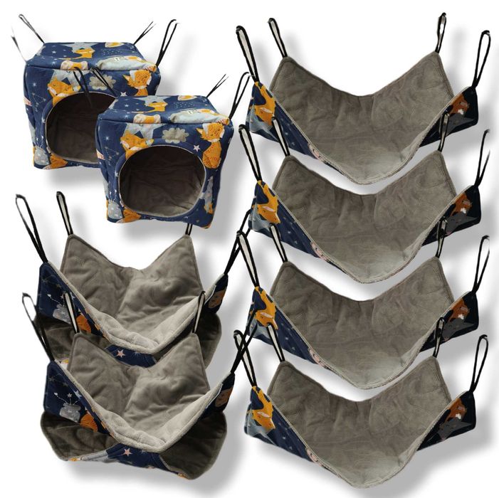 Hamaki i duże domki dla szczurków, świnki, fretki, gryzoni, szynszyla