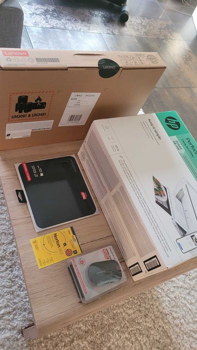 Nowy Laptop notebook lenovo ideapad slim 3 drukrak myszka antywirus