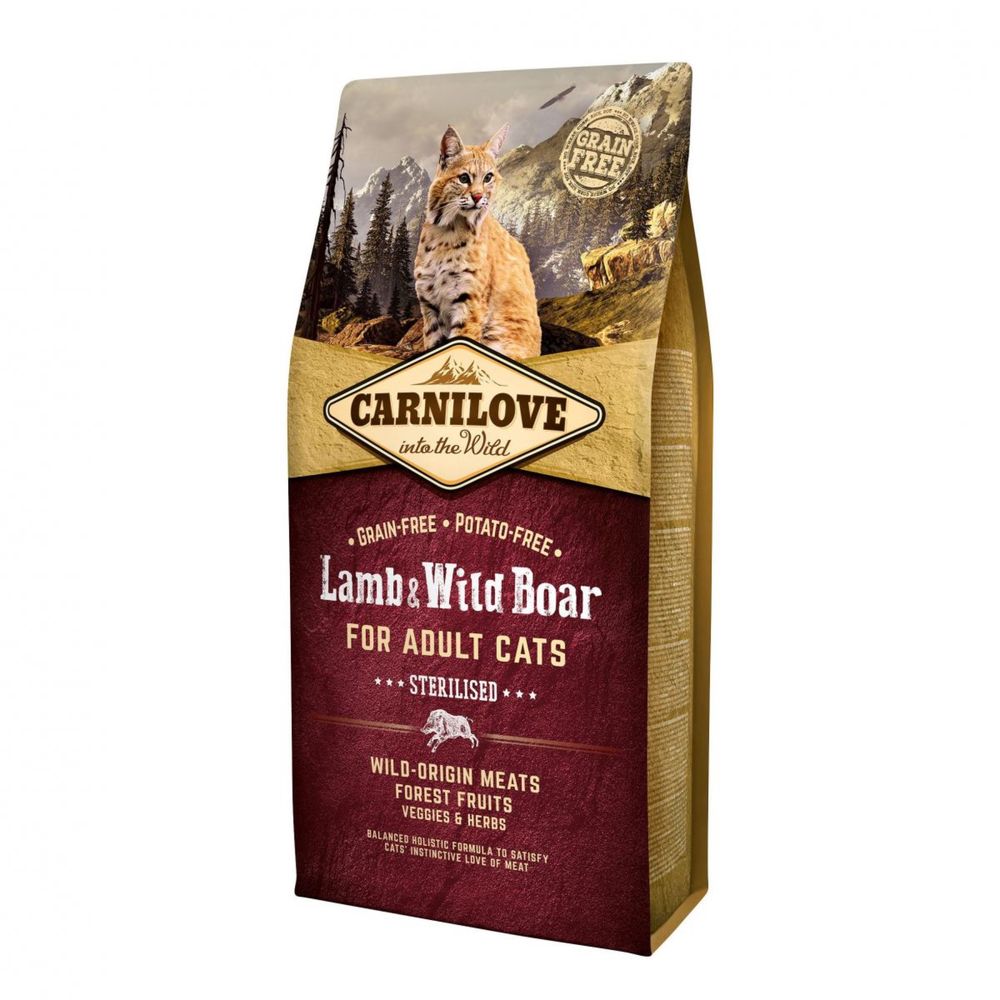 Сухий корм Carnilove Cat Lamb & Wild Boar 6 кг 2025 год