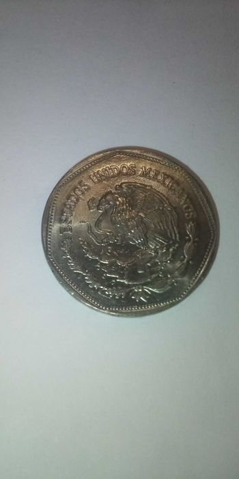 Moeda mexicana de 5 pesos 1980
