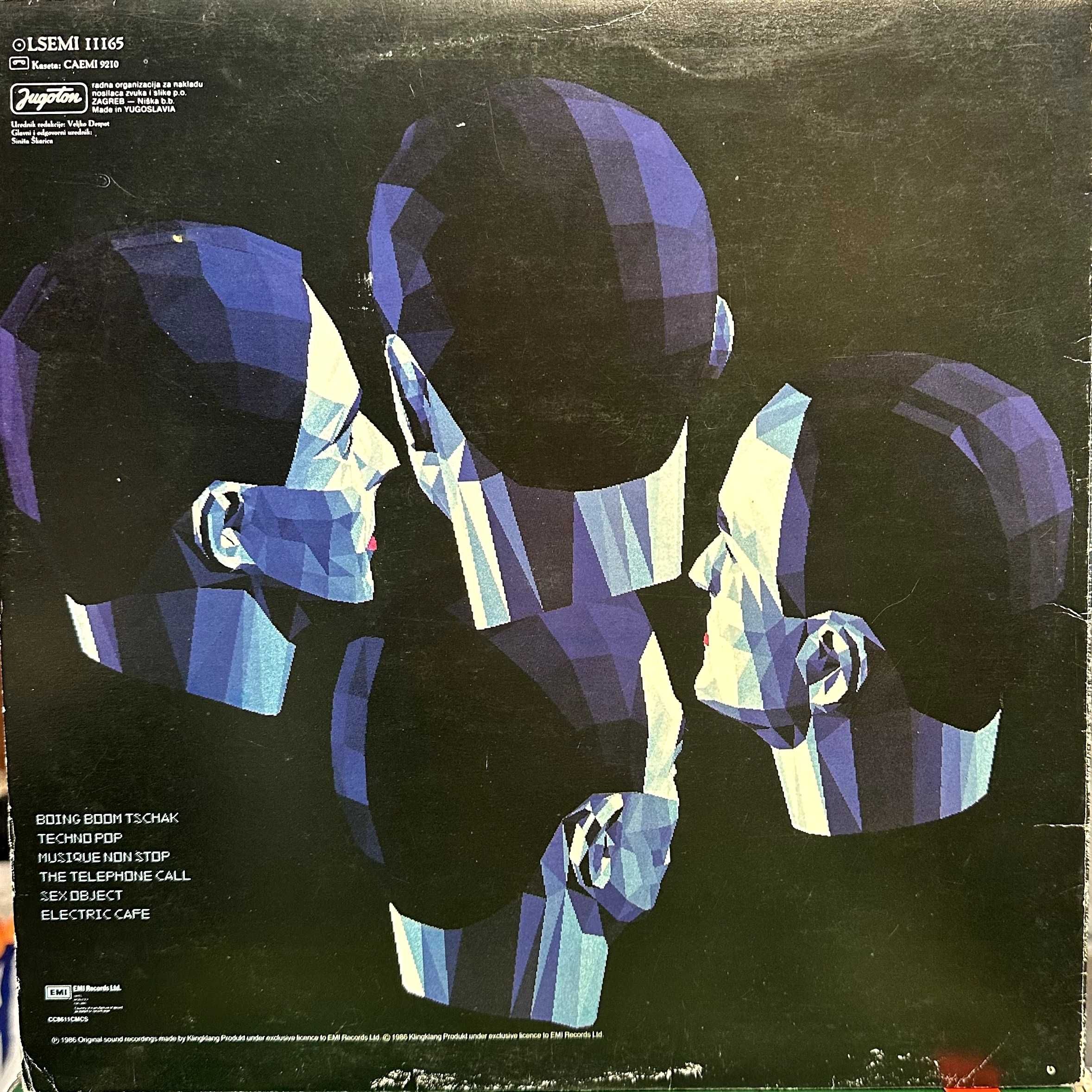 Kraftwerk - Electric Cafe (Vinyl, 1986, Yugoslavia)