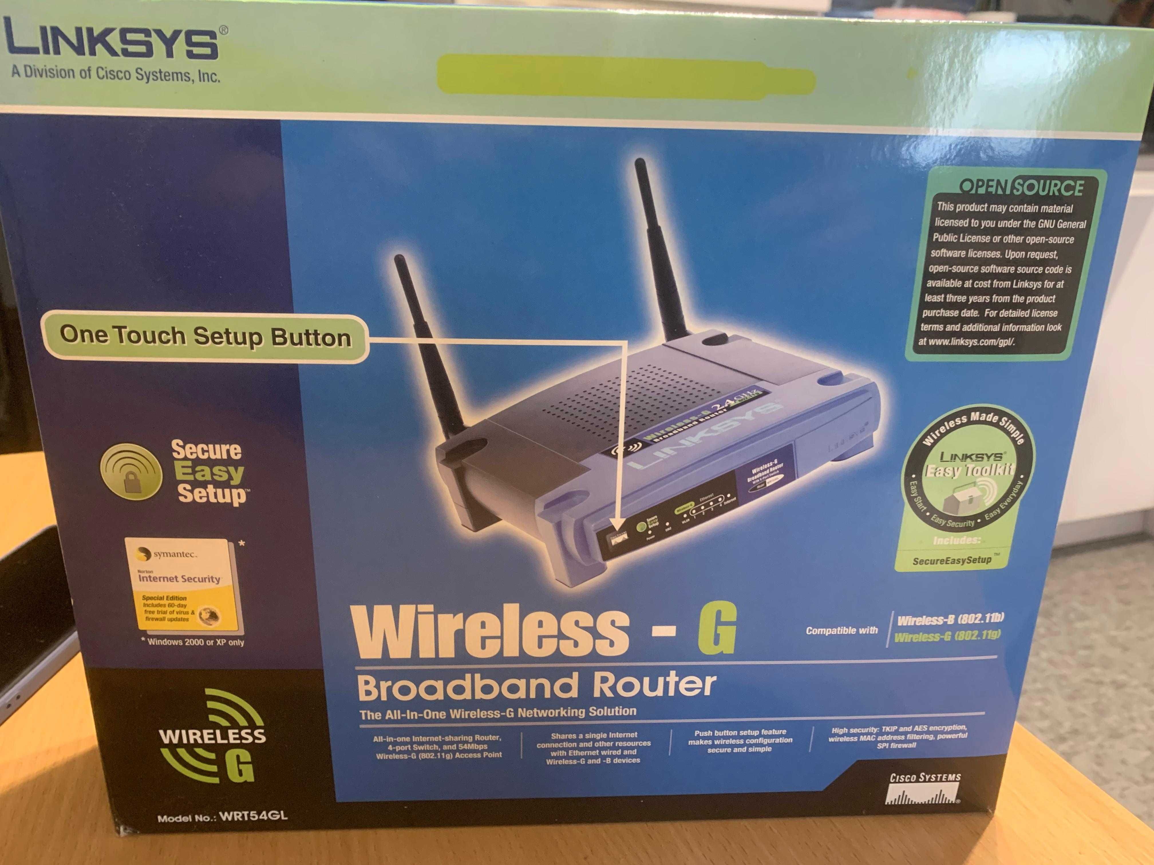 Маршрутизатор Wi-Fi Linksys WRT54GL