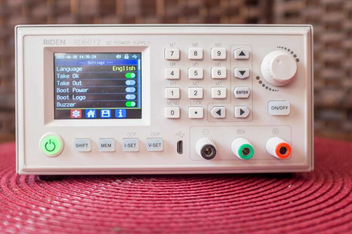 Zasilacz Riden RD6012 + obudowa+ zew. zasilacz 24V 7,5A