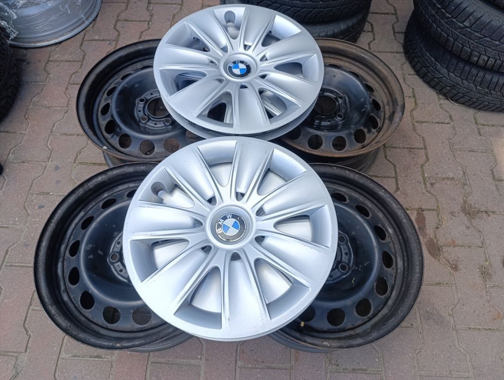 5x120 Felgi Stalowe 16 BMW E81 E82 E87 E88 E90 E91 E92 E93 E46 + Dekle