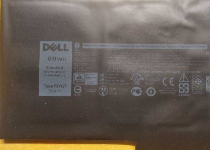 Батарея для ноутбука Dell - F3YGT