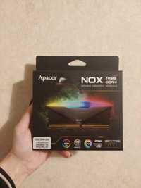 Модуль пам'яті Apacer DDR4 32GB (2х16) 3600 NOX RGB Black+Подарунок