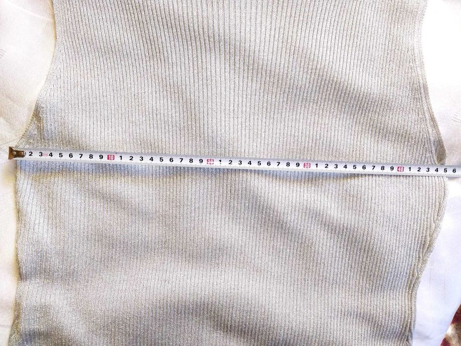 Bluzka bezrękawnik z półgolfem top bluzeczka r 14