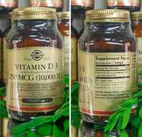 Вітамін Д3 Solgar Vitamin D3 10000 IU 120 капсул (D-3 10000 МО)