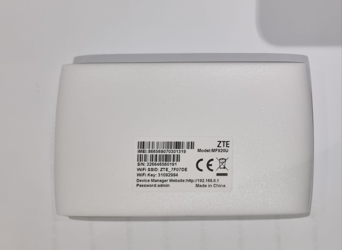 Hotspot Portátil ZTE MF920U com garantia