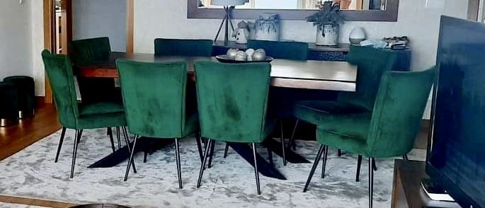 Cadeiras da sala como novas