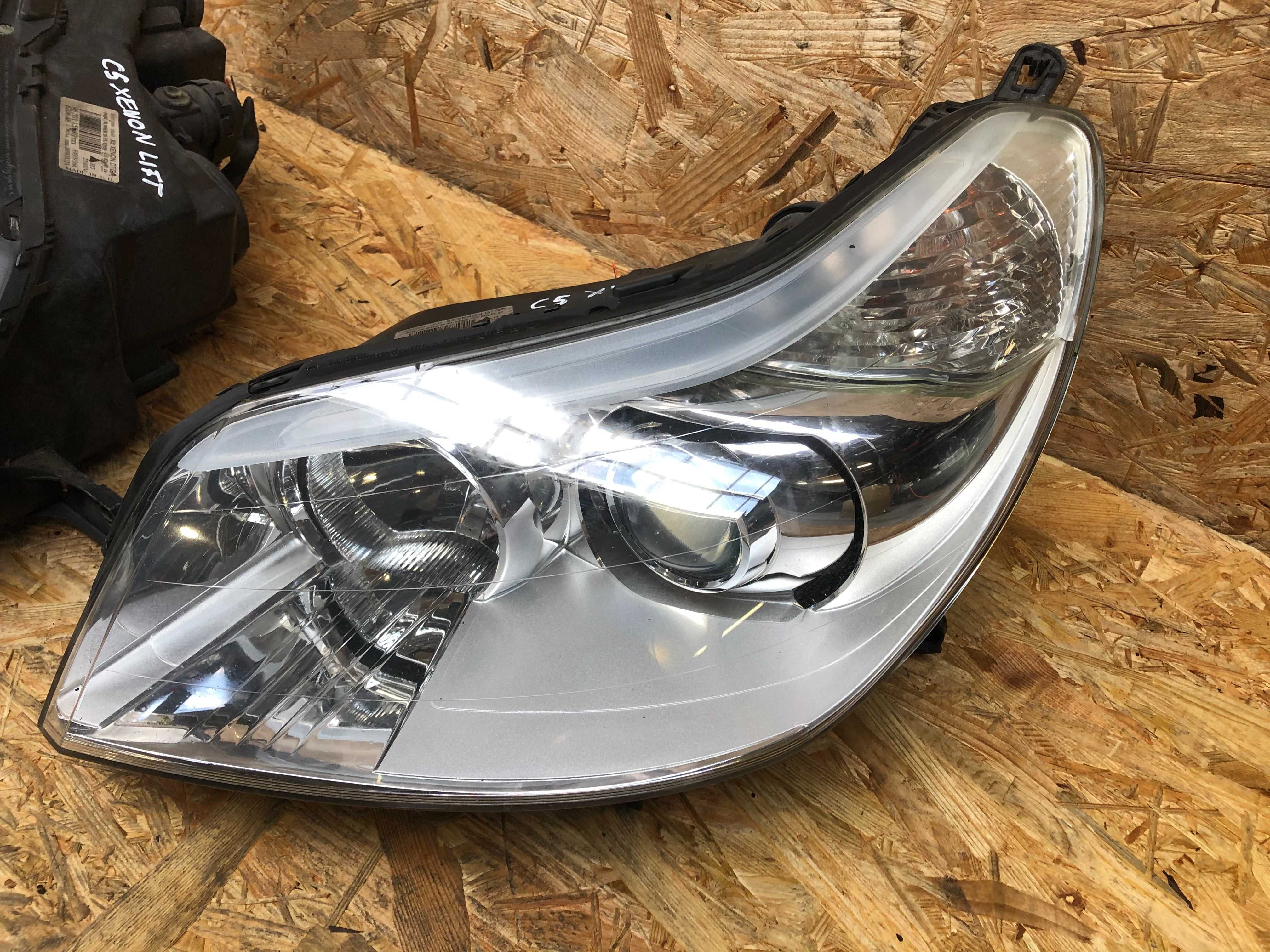 Lampa/reflektor przedni citroen c5 lift xenon