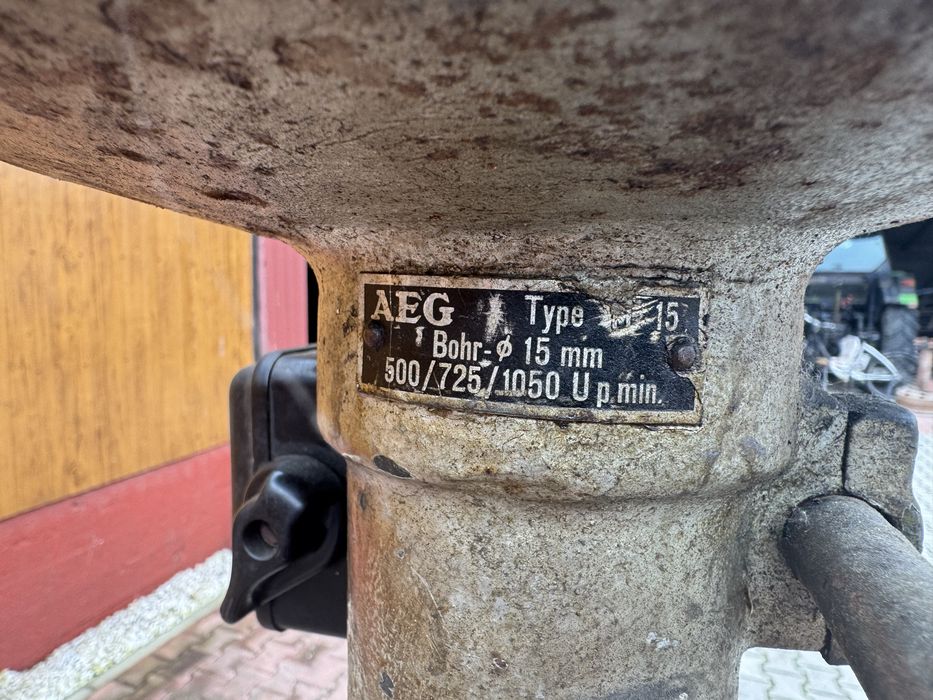 Wiertarka słupowa/kolumnowa AEG w15 380V