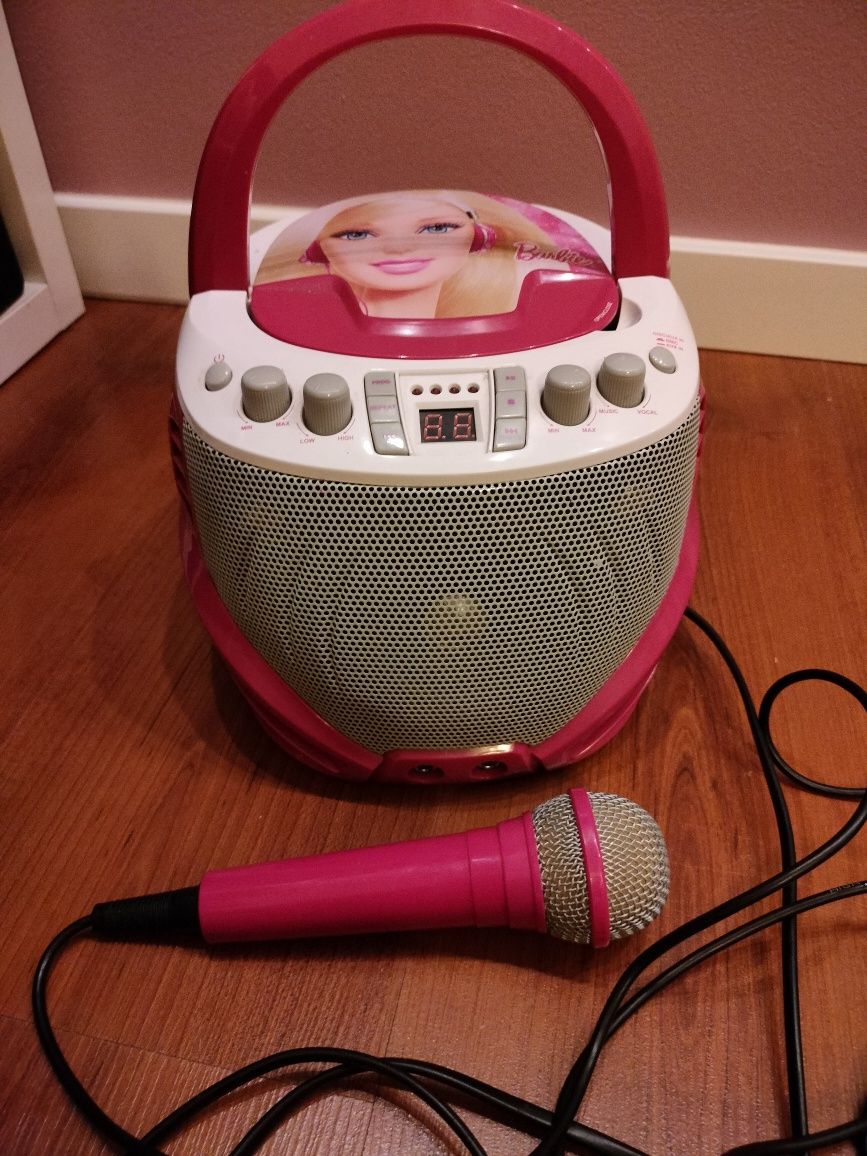 Lexibook odtwarzacz CD Barbie z mikrofonem