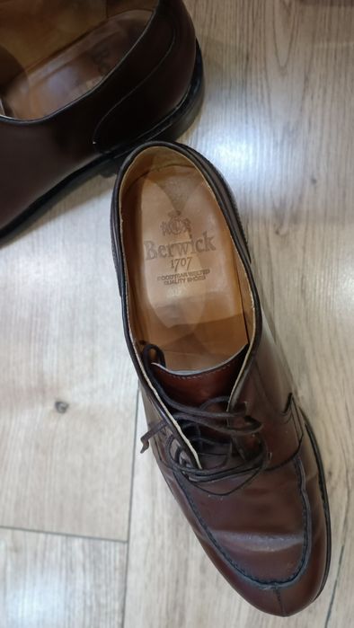 Berwick 1707 Goodyear Welted split-toe туфлі оригінал ідеал