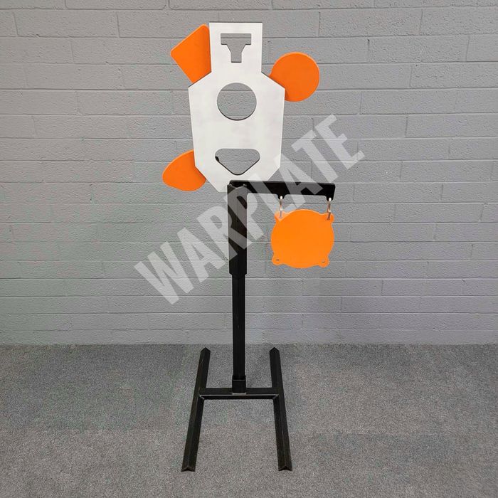 Гонг, Броньована реактивна силуетна мішень для стрільби