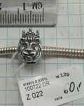 Charms Lew Król Lew Srebro 925 NOWE - dwustronna
