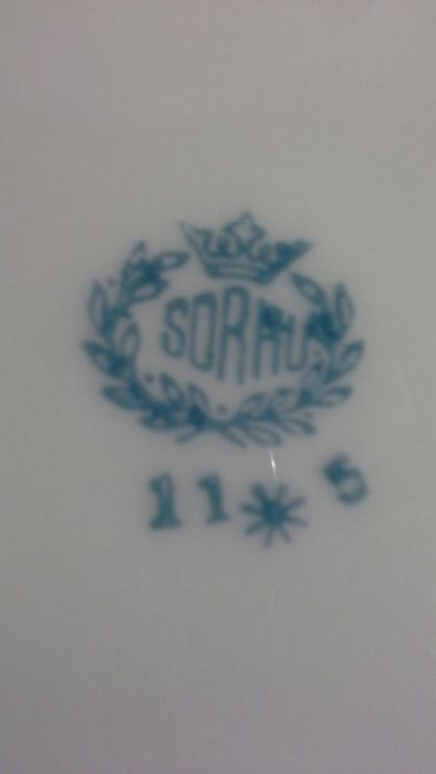 Porcelana Śląska,SORAU ASTORIA, ŻARY, Dzbanek, Cukiernica SORAU