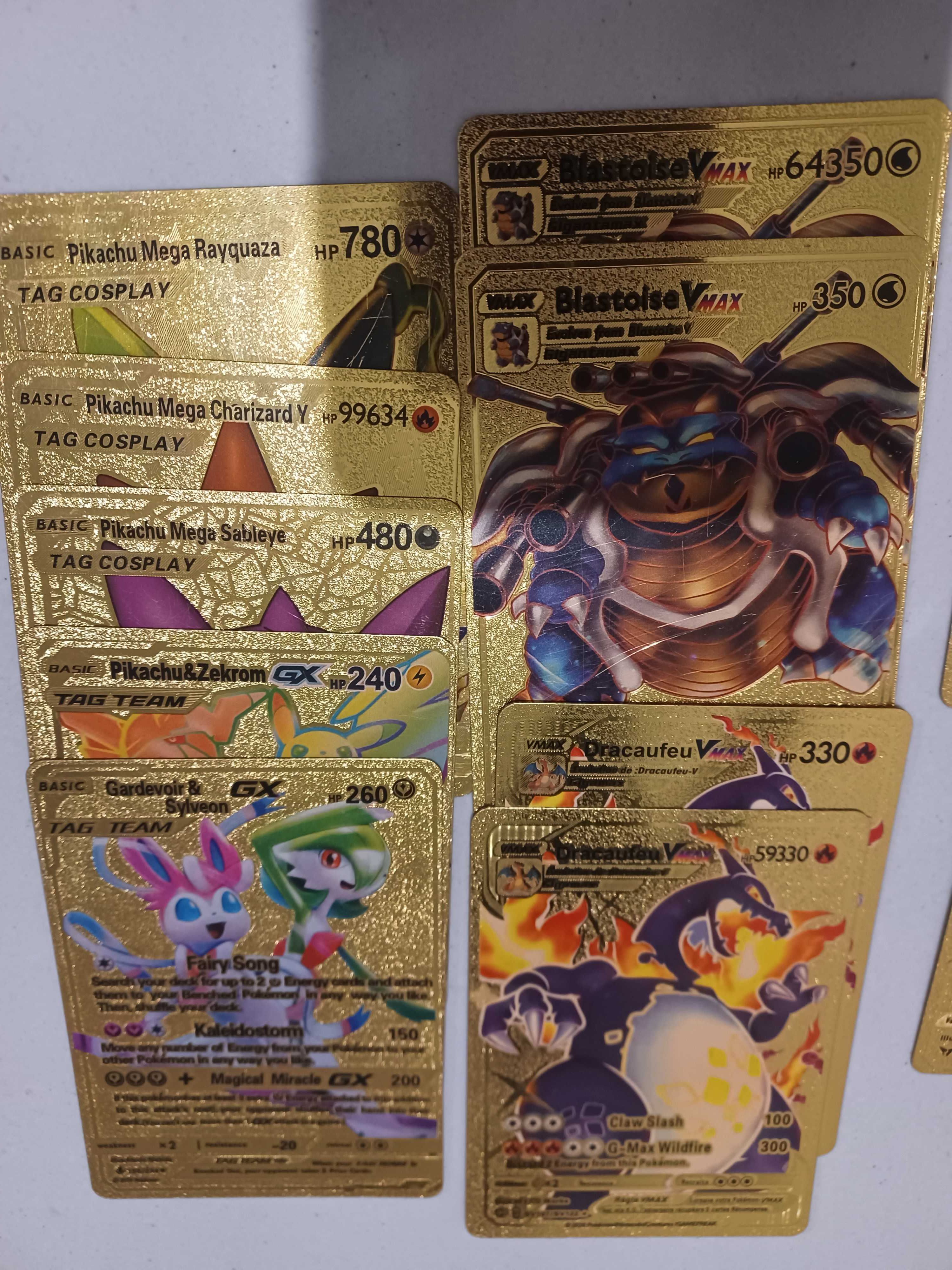 Karty złote Pokémon