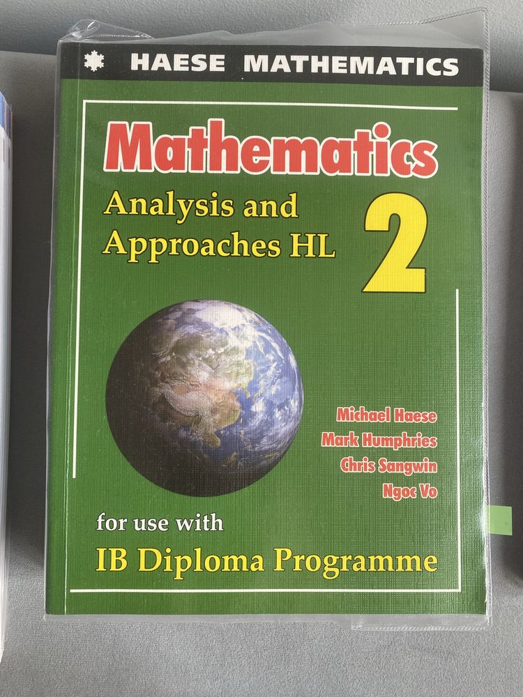Mathematics Analysis and Approaches HL 2 – Haese Mathematics