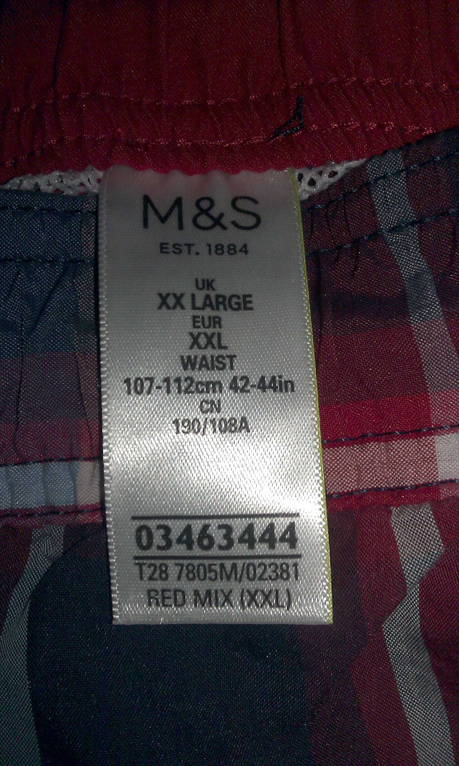 Високоякісні колекційні чоловічі купальні пляжні  шорти M&S Collection