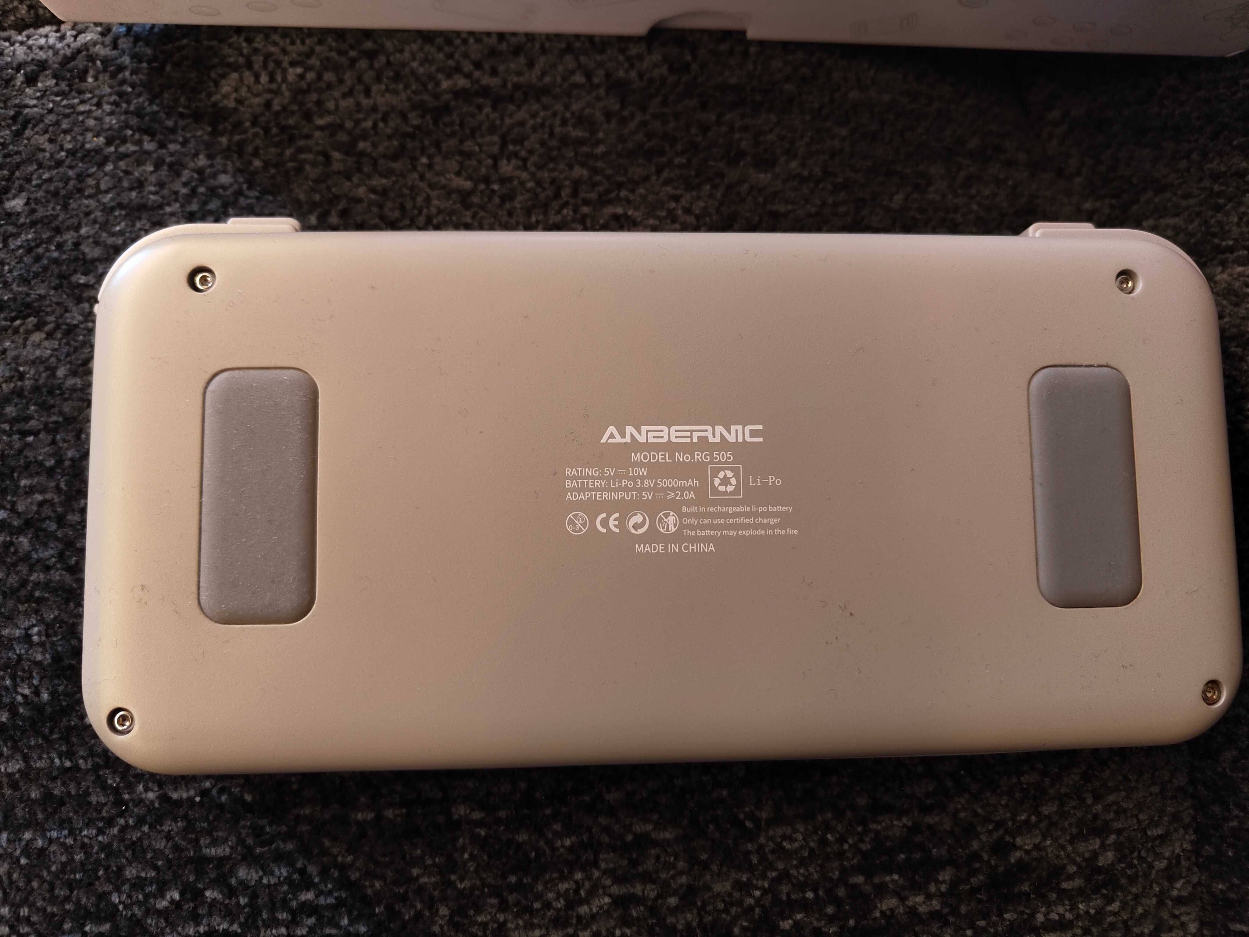 Przenośna konsola Anbernic RG 505 EKRAN OLED kolor SZARY