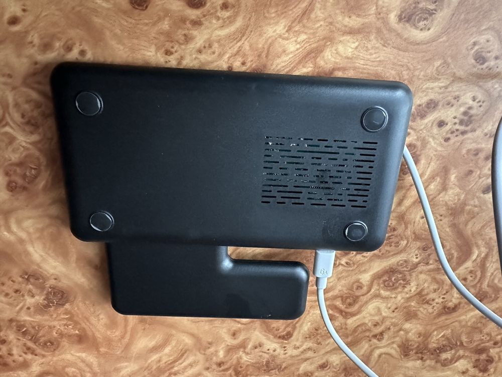Ładowarka indukcyjna magnetyczna iPhone 3w1 podświetlenie