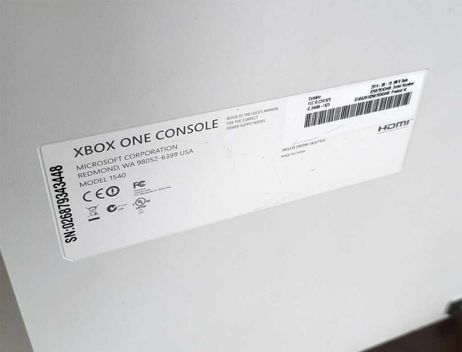 Konsola XBOX ONE 1540 zasilacz PAD