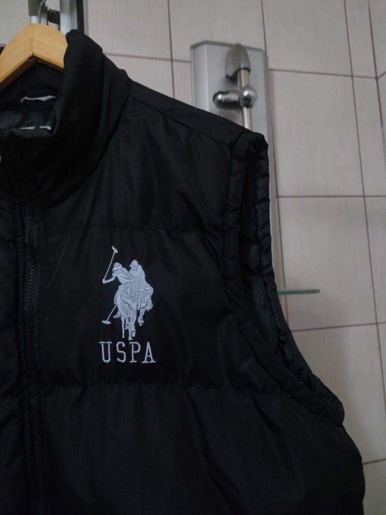 kamizelka puchowa kurtka US Polo Association bluza hoodie kangurka lon