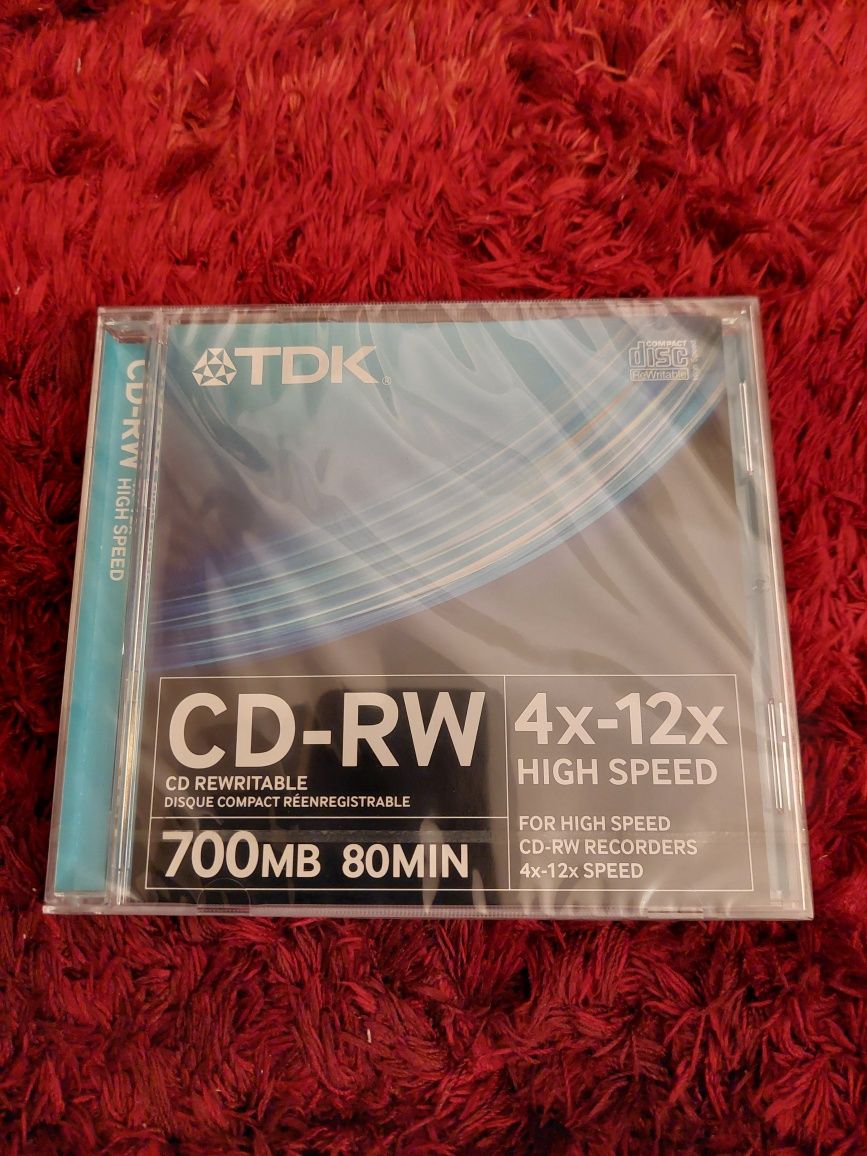 Płyta CD-RW / TDK / NOWA / zafoliowana