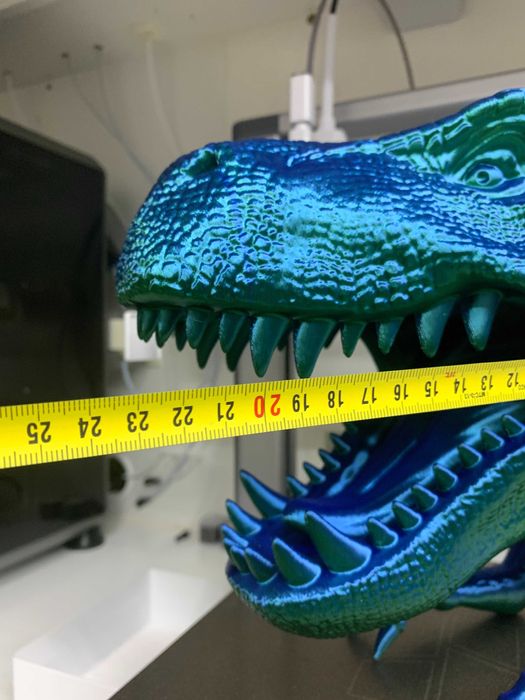 T-rex decoração para quarto ou escritório gamming studio 25cm