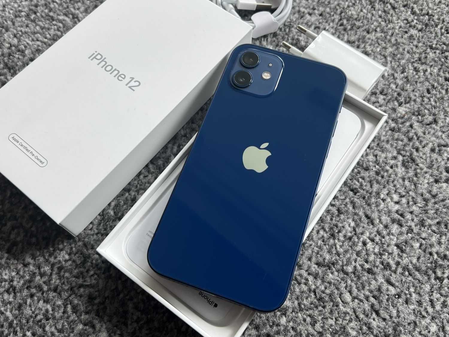 iPhone 12 64GB BLUE PACIFIC Niebieski Bateria 97% Gwarancja FV