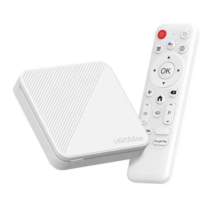 H96 Max H313 2/16 ГБ Android TV 14 WiFi 6 Настроена Смарт тв приставка