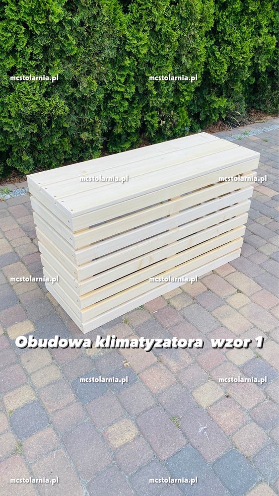 Donica z pergolą płot lamelowy zabudowa tarasu ogrodzenie pod wymiar