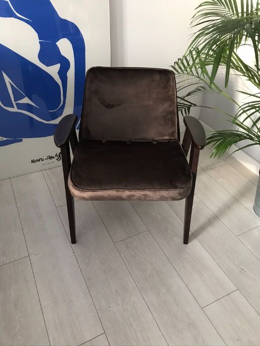 Fotel Chierowski 366 (PRL vintage design modernizm)