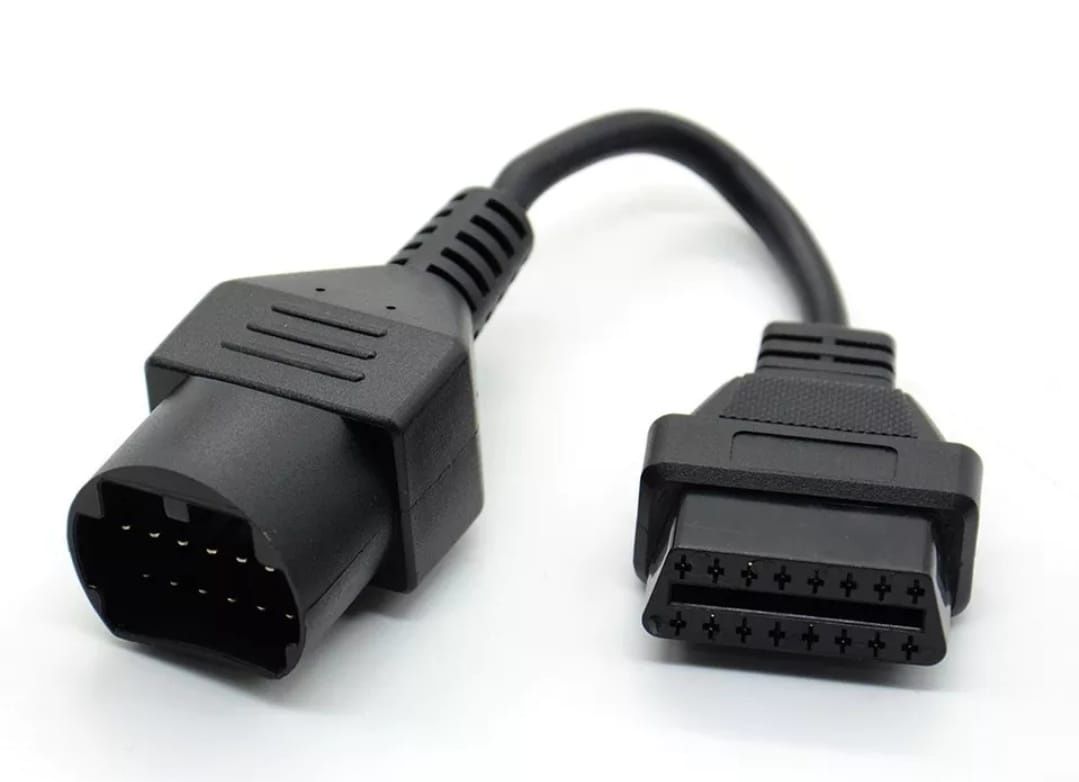 Cabo Adapatador OBD OBD2 Mazda e Toyota 17Pin Para 16Pin NOVO