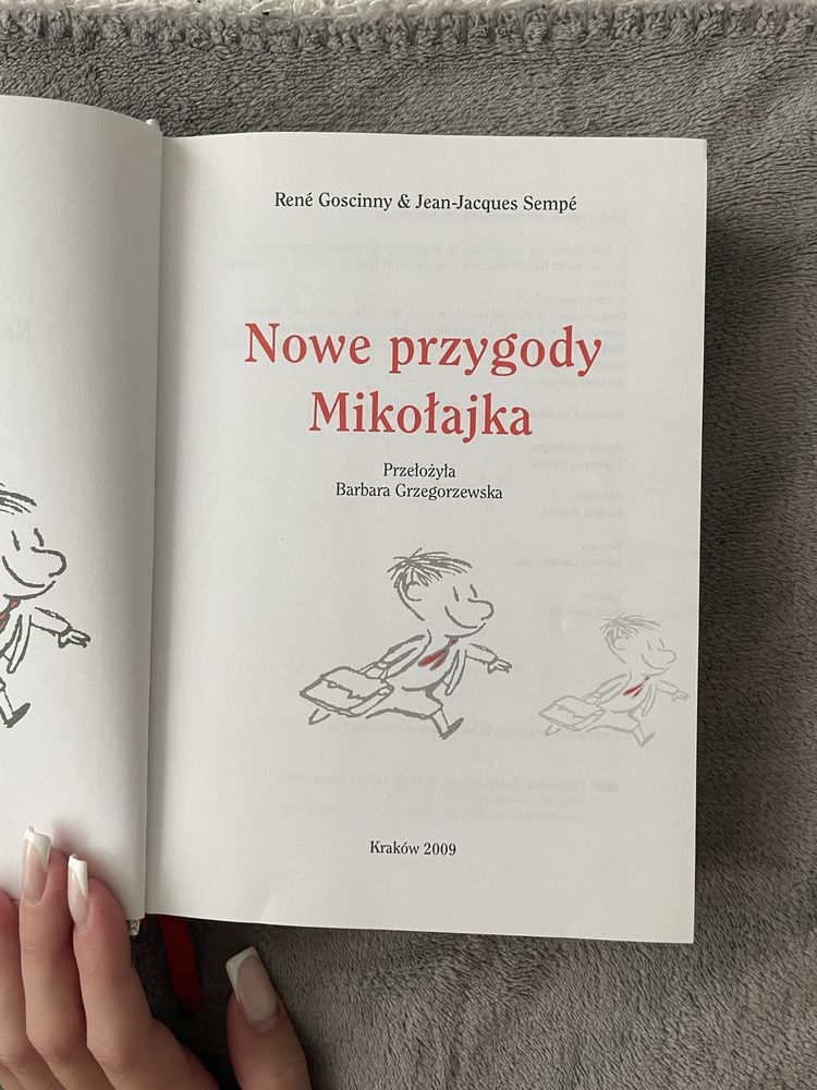 Książka Sempé „Nowe przygody Mikołajka”