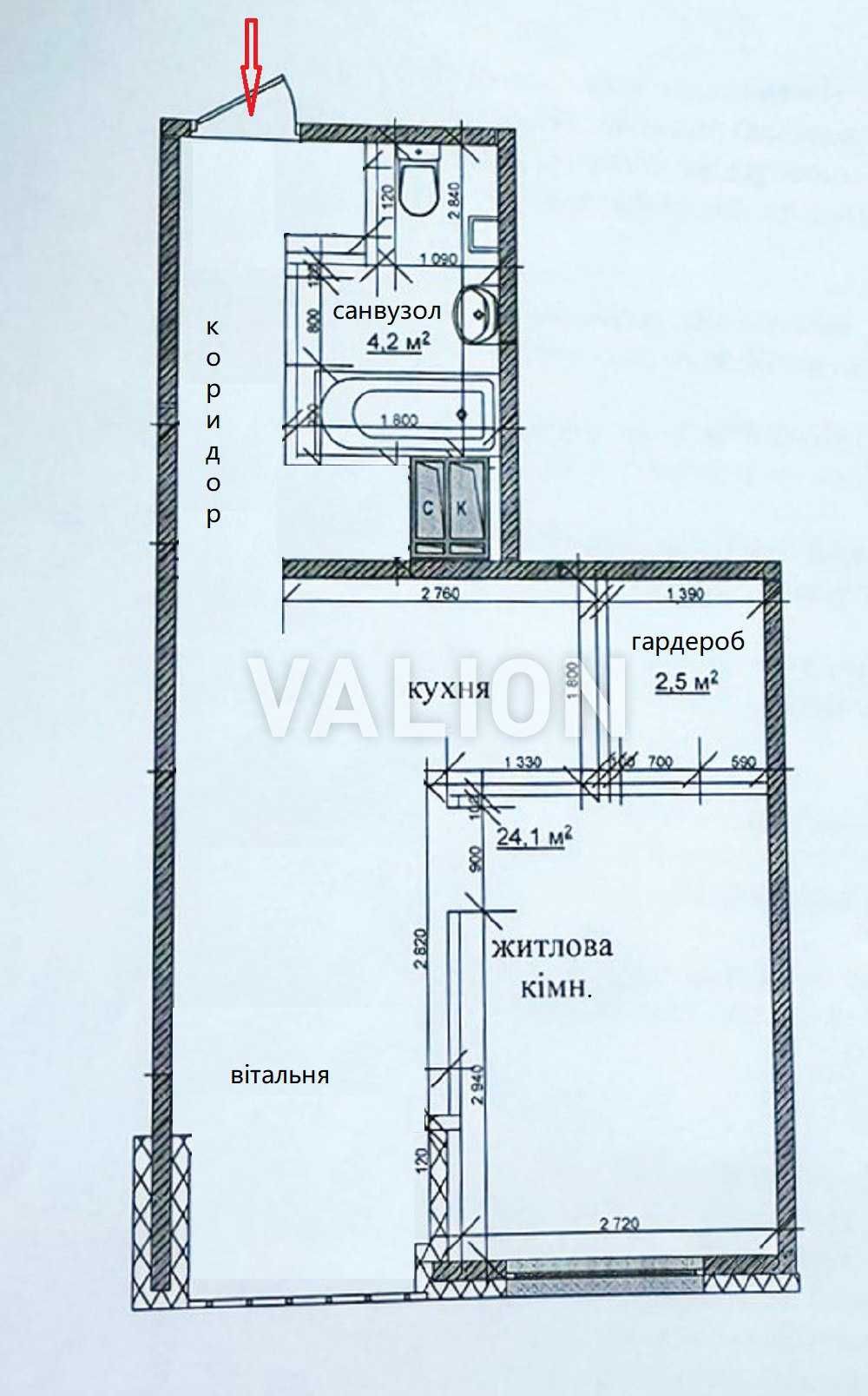 Продам 1-кім. квартиру. ЖК " Грюнвальд", вул. Клавдіївська.
