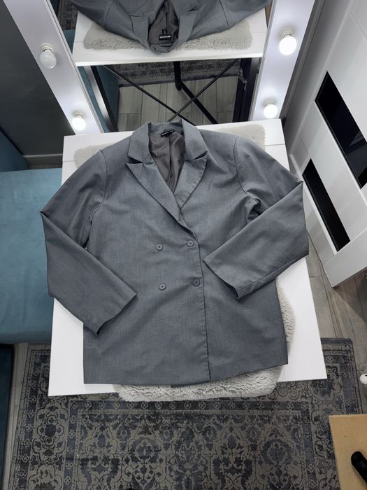 Жакет піджак сірий Plt жіночий м-л