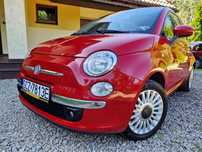 Fiat 500 1.2 8V Serwis TYLKO 134TYS KM Bezwypadkowy Gwarancja ZAREJESTROWANY