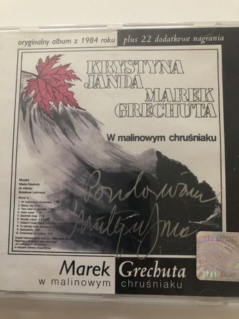 Krystyna Janda. Marek Grechuta. W malinowym chrusniaku. Autograf