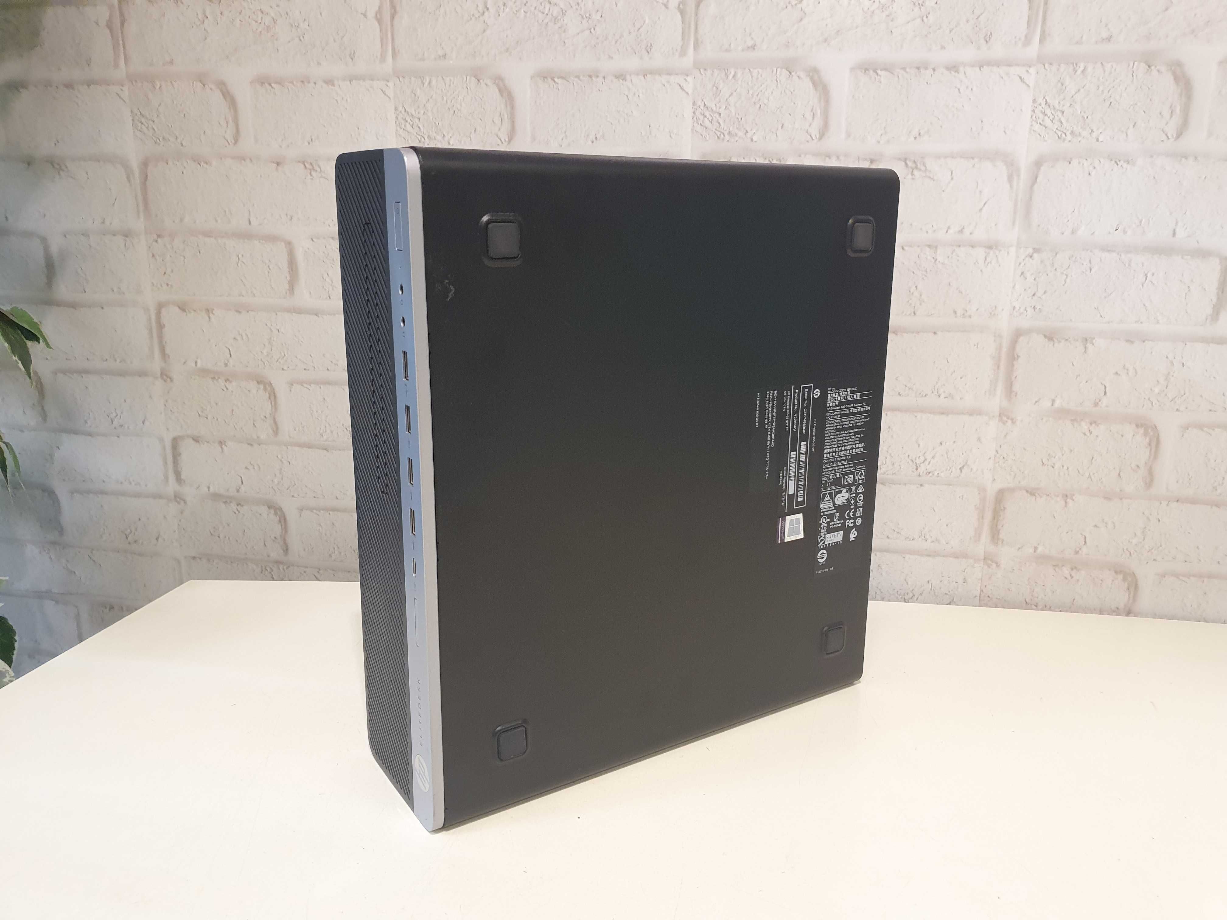 Cистемный блок∎Офис∎HP 800 G3∎Core i5-7500∎DDR4-8GB∎SSD-240GB∎Гарантия