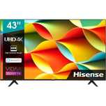 Телевізор 43" Hisense 43AE7000F (4K Smart TV Wi-Fi T2/S2)