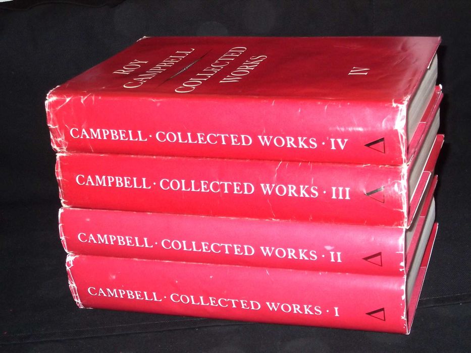 Livros Roy Campbell Collected Works 4 volumes completo